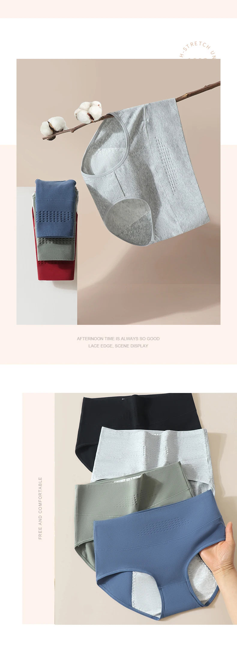 Taille haute culotte menstruelle