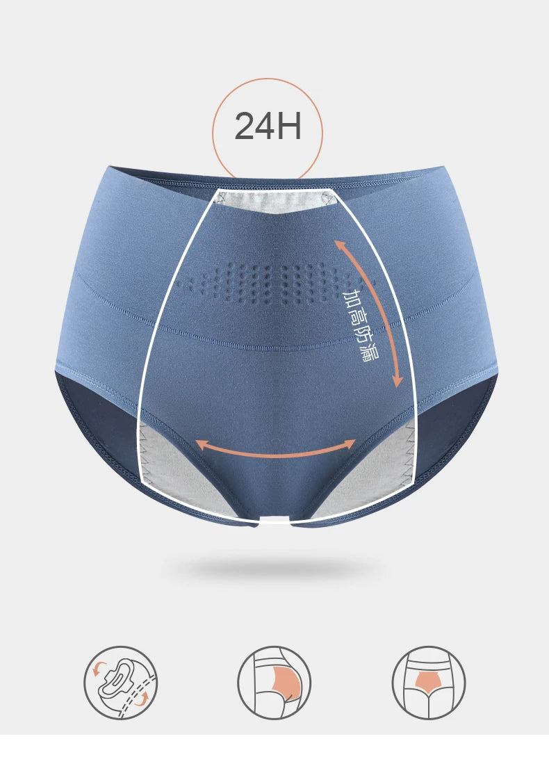 Taille haute culotte menstruelle